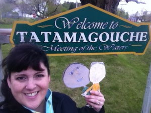 Welcome to Tatamagouche, NS (short for Nova Scotia)! Lori and Susie both knit so we went on a trip to a yarn store in Tatamagouche.